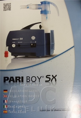 PARI BOY SX prístroj na inhalačnú terapiu s príslušenstvom, 1x1 ks