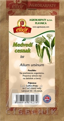AGROKARPATY CESNAK MEDVEDÍ list bylinný čaj 1x30 g