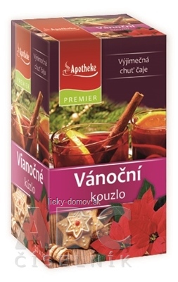 APOTHEKE PREMIER VIANOČNÉ KÚZLO bylinný čaj v nálevových vreckách 20x2 g (40 g)