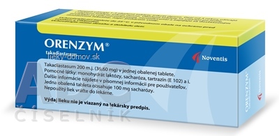 ORENZYM tbl obd 36,60 mg (blis.PVC/PVDC/Al) 1x50 ks