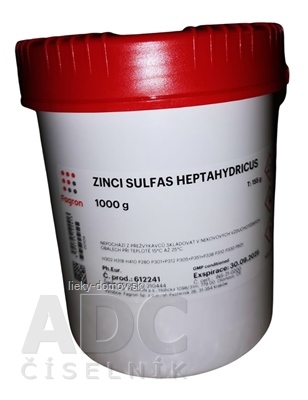 Zinci sulfas heptahydricus - FAGRON dóza 1x1000 g