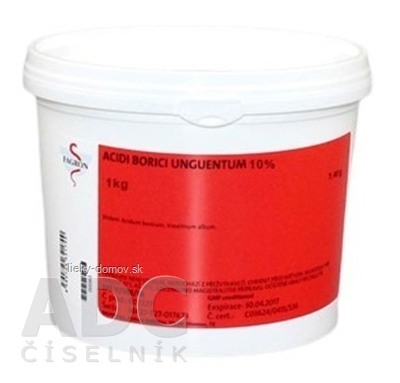 Acidi borici unguentum 10% - FAGRON 1x1000 g
