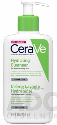 CeraVe HYDRATAČNÁ ČISTIACA EMULZIA na normálnu až suchú pokožku (MB094500) 1x236 ml