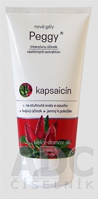 PEGGY nové gély kapsaicín 1x170 g