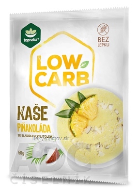 topnatur LOW CARB KAŠA Piňakoláda instantná zmes so sladidlom xylitol 1x50 g