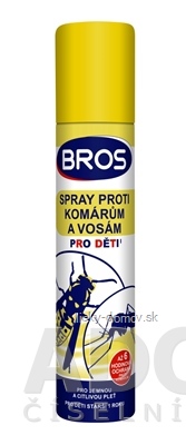 BROS spray proti komárom a osám pre deti 1x90 ml