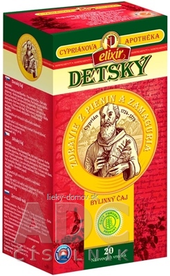 AGROKARPATY CYPRIÁN, DETSKÝ ČAJ bylinný čaj, čistý prírodný produkt, 20x2 g (40 g)