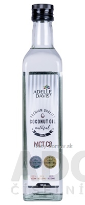 Adelle Davis MCT olej C8 kokosový 1x500 ml