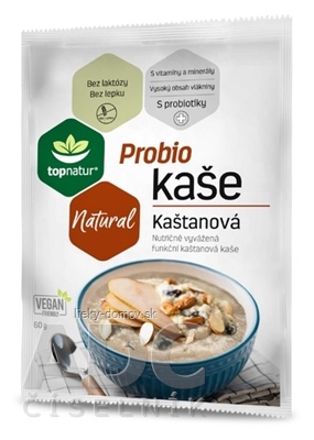 topnatur Probio KAŠA Gaštanová instantná ryžová kaša 1x60 g