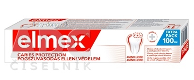 ELMEX CARIES PROTECTION ZUBNÁ PASTA s aminfluoridom, +33% (výhodná cena) 1x100 ml