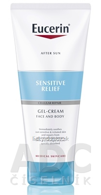 Eucerin AFTER SUN SENSITIV RELIEF Gel-krém po opaľovaní, tvár a telo 1x200 ml