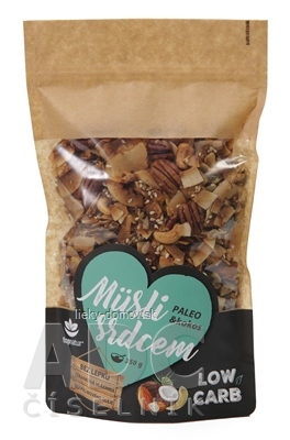 topnatur LOW CARB Müsli srdcom PALEO & Kokos 1x350 g