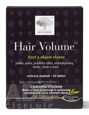 NEW NORDIC HAIR VOLUME tbl 1x30 ks