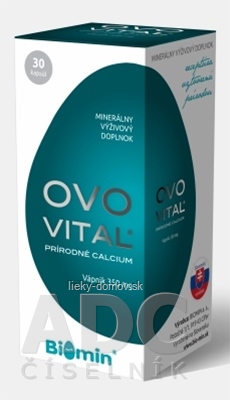 Biomin OVOVITAL PRÍRODNÉ CALCIUM cps 1x30 ks