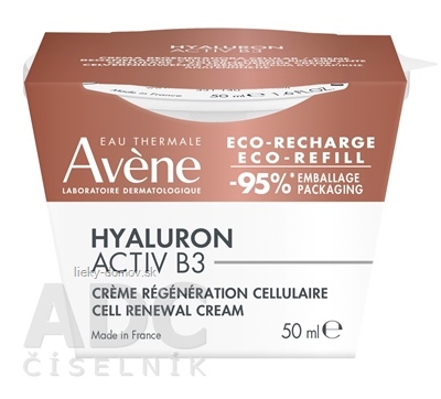 AVENE HYALURON ACTIV B3 Krém pre obnovu buniek 1x50 ml