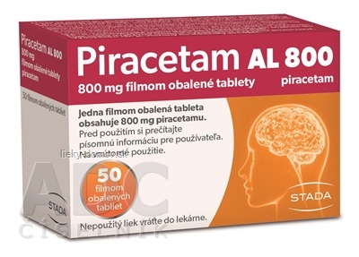 PIRACETAM AL 800 tbl flm 800 mg (blis. PVC/Al) 1x50 ks