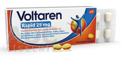 Voltaren Rapid 25 mg cps mol (blis.PVC/PVDC/Al) 1x10 ks