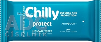 Chilly protect INTIMATE WIPES intímne obrúsky 1x12 ks