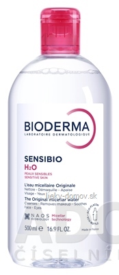 BIODERMA Sensibio H2O micelárna voda pre citlivú pleť, s pumpou (inov.2024) 1x500 ml