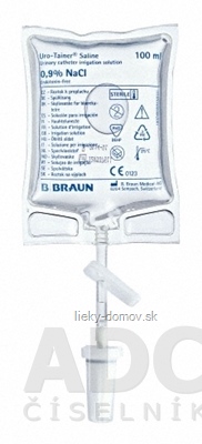 B.BRAUN Uro-Tainer NaCl 0,9% preplachovací roztok urolog. katétrov 10x100 ml
