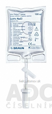 B.BRAUN Uro-Tainer NaCl 0,9% preplachovací roztok urolog. katétrov 10x100 ml