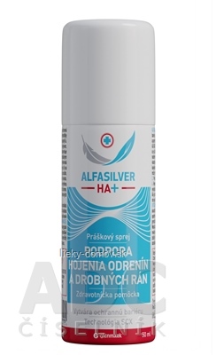ALFASILVER HA+ sprej v prášku na ošetrenie rán 1x50 ml