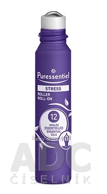 PURESSENTIEL Roll-on proti stresu 12 esenciálnych olejov 1x5 ml