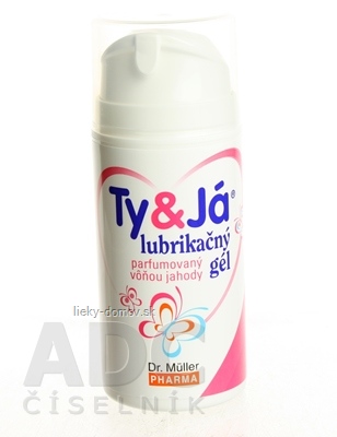 Dr. Müller Ty&Já LUBRIKAČNÝ GÉL parfumovaný vôňou jahody 1x100 ml