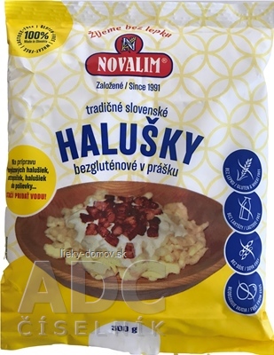 NOVALIM Halušky bezgluténové v prášku plv 1x300 g