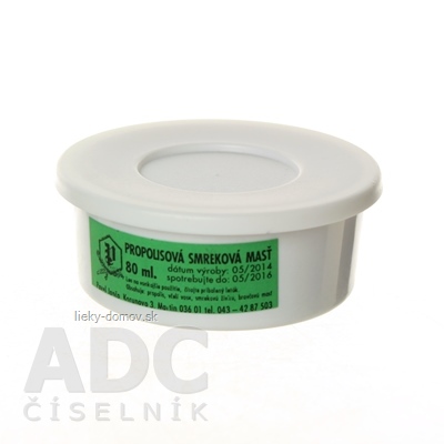 Prír. farmácia PROPOLISOVA SMREKOVA MAST 1x80 ml