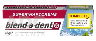 blend-a-dent EXTRA STARK FRISH complete super fixačný dentálny krém 1x47 g