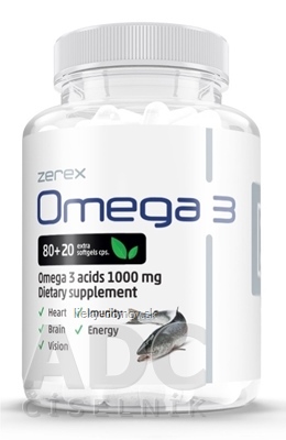 Zerex Omega 3 1000 mg cps 1x100 ks