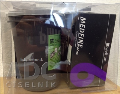 Wellion MEDFINE plus Penneedles 6 mm ihla na aplikáciu inzulínu pomocou pera 100 ks + nádoba na použité ihly, 1x1 set