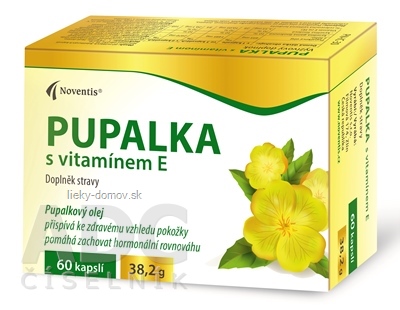 Noventis PUPALKA S VITAMÍNOM E cps 1x60 ks