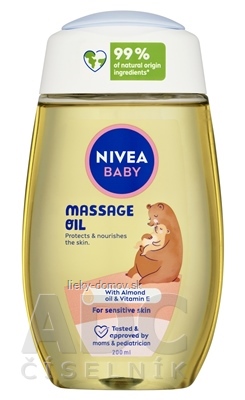 NIVEA BABY Upokojujúci masážny olej 1x200 ml