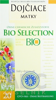 APOTHEKE BIO SELECTION BYL. ČAJ PRE DOJČIACE MATKY 20x1,5 g (30 g)