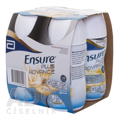 Ensure PLUS ADVANCE banánová príchuť 4x220 ml