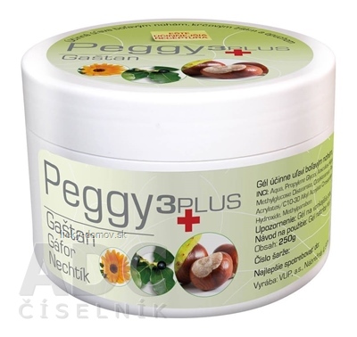 PEGGY 3PLUS Gaštan gél 1x250 g