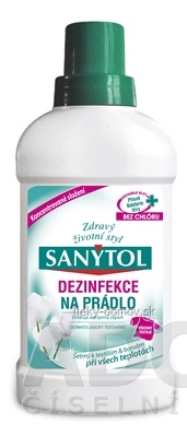 SANYTOL DEZINFEKCIA Na prádlo koncentrované zloženie, 1x500 ml