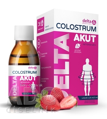 DELTA COLOSTRUM AKUT Jahoda tekuté 1x125 ml