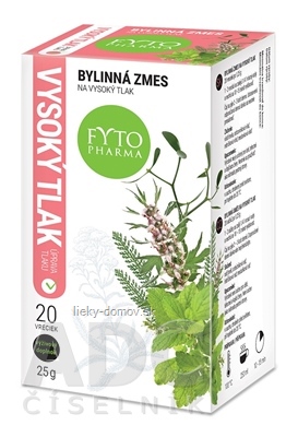 FYTO Bylinný čaj NA VYSOKÝ TLAK 20x1,25 g (25 g)