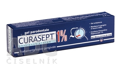 CURASEPT ADS 100 1% parodontálny gél 1x30 ml