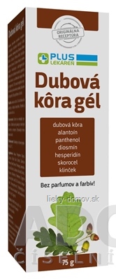 PLUS LEKÁREŇ Dubová kôra gél 1x75 g