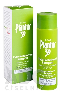 Plantur 39 Fyto-kofeinový šampón pre jemné vlasy 1x250 ml