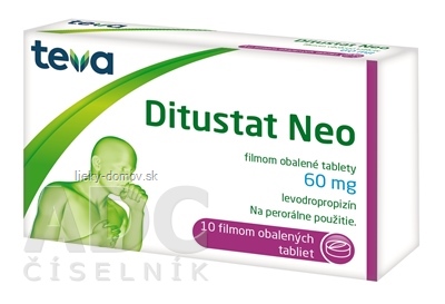 Ditustat Neo filmom obalené tablety tbl flm 60 mg (blis.PVC/PVDC/Al) 1x10 ks