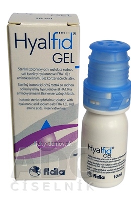 Hyalfid GEL očný gél 1x10 ml