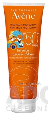 AVENE LAIT ENFANT SPF50+ (inov. 2019) mlieko pre deti, veľmi vysoká ochrana citlivej kože 1x250 ml