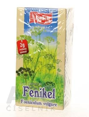 APOTHEKE ČAJ FENIKEL OBYČAJNÝ 20x2 g (40 g)