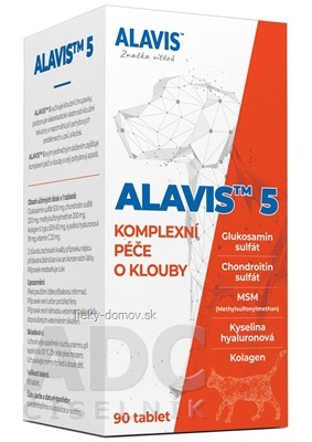 ALAVIS 5 tbl pre psy a mačky 1x90 ks