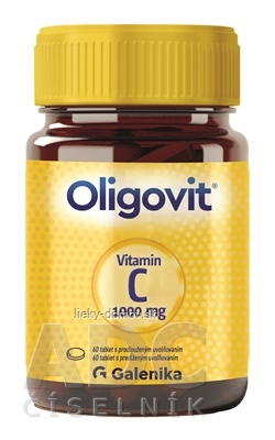 Oligovit Vitamín C 1000 mg tbl s predĺženým uvoľňovaním 1x60 ks